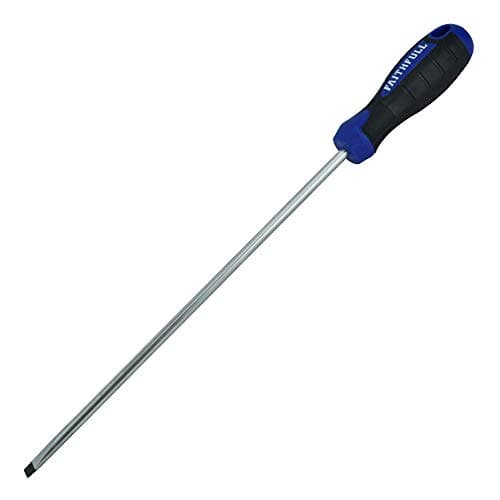 Image of Faithfull FAISDP250 Soft-Grip long Reach Screwdriver Parallel 6.5mm x 250mm