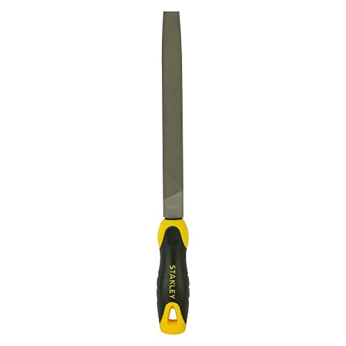 Image of STANLEY 8" Half Round Carbon Steel Blade Hand File Second Cut, 0-22-456