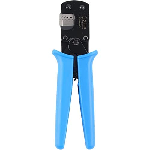 Image of Flytuo Micro Connector Pin Crimping Tools for Molex, JST, JAE, D-Sub - Connector Crimper for 32-20AWG /0.03-0.52mm²- Compatible with Open Barrel,Molex,Jst