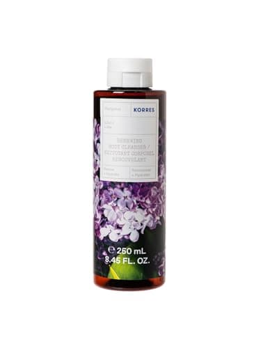 Image of Korres Lilac Revitalising Shower Gel with Active Aloe Vera, dermatologically Tested, Vegan, 250 ml