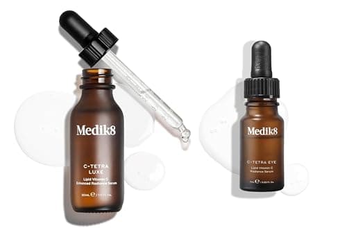 Image of Medik8 C-Tetra Luxe (30ml) & C-Tetra Eye Serum (7ml) & Lipid 14% Vitamin C Enhanced Radiance Serums