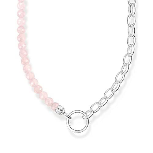 Image of Thomas Sabo Necklace with pink pearls 925 Sterling Silver