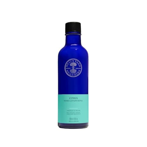 Image of Neal’s Yard Remedies Citrus Hand Lotion - Pump or No Pump | Organic Hand Lotion with Orange, Lemon and Grapefruit Essential Oils | Vegan Hand Lotion Made with Organic Ingredients | 200ml