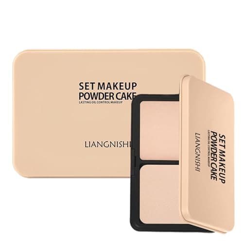 Image of Compact Foundation - Up To 8hr Wear - Lightweight, SPF 20, All Day Resistant, Shine Control, Moisturizing,Conceal & Skin Brighten, Weightness, Smooth Pressed Makeup Powder, With Mirror & Puff