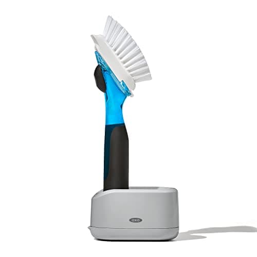 Image of OXO Good Grips Soap Dispensing Dish Brush Storage Set