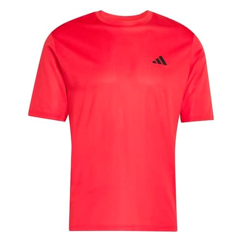 Image of adidas Men's Workout Essentials Base T-Shirt, Pure Ruby, M