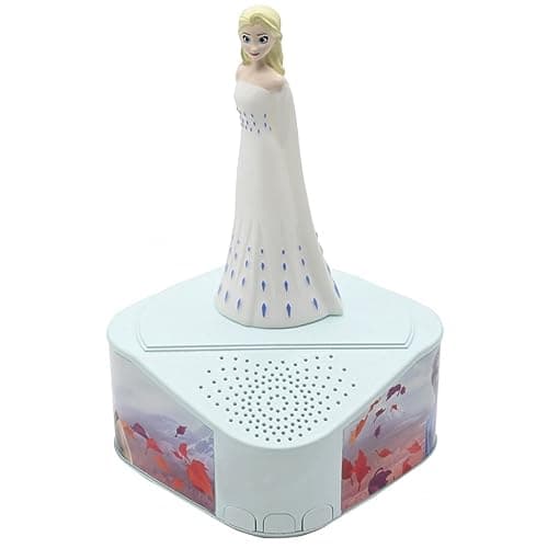 Image of LEXIBOOK, Frozen, Speaker with luminous figurine, 5.0 Bluetooth,USB/USB Type C port, White/blue, BTD80FZ