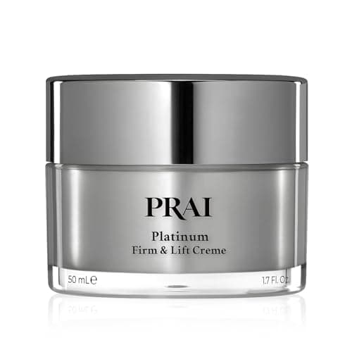 Image of PRAI Platinum Firm & Lift Day Creme 50ml - Hydrating Moisturiser With Nulastic Silk, Platinum & Idealift - Plumps, Firms & Lifts Skin - Reduces Appearance of Wrinkles - Instant Firming Technology