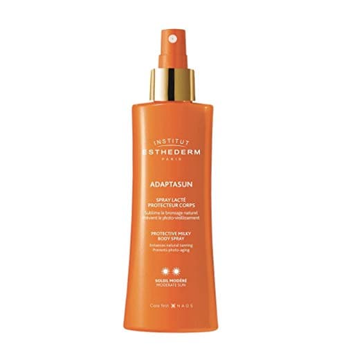 Image of Institut Esthederm Adaptasun Milky Sun Cream Spray, Moderate Sun Protection for Body 150ml