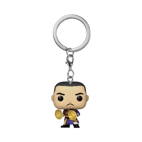 Image of Funko POP! Keychain Marvel: - Wong - Doctor Strange Novelty Keyring - Collectable Mini Figure - Stocking Filler - Gift Idea - Official Merchandise - Movies Fans - Backpack Decor