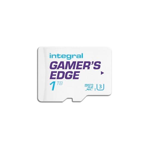 Image of Integral 1TB Gamer's Edge Micro SD Card for the Nintendo Switch 1, Switch Lite, Switch OLED & Valve Steam Deck consoles - Load & Save Games Fast, DLC & Save Data, Quick Gaming Storage Memory Card