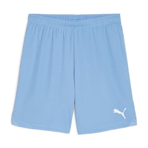 Image of PUMA Unisex Teamgoal Jr Knitted Shorts, Team Light Blue-puma White, 140 EU