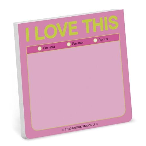 Image of Knock Knock I Love This Sticky Note (Pastel) (Knock Knock Sticky Notes)