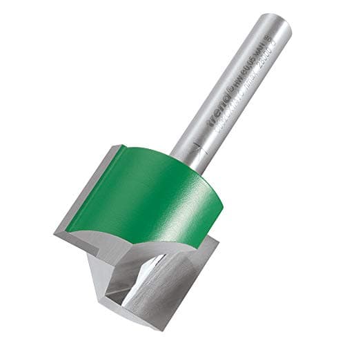 Image of Trend CraftPro Straight Two Flute Router Cutter, 1/4 Inch Shank, 24mm Cut Diameter & 19mm Cut Length, Tungsten Carbide Tipped, C032CX1/4TC