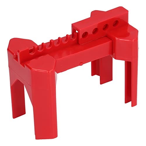 Image of Joyzan Ball Valve Lockout, Secure Industrial Grade Locking Device, Polypropylene Material, Locks Outside Pipe Diameter 1.3cm to 6.4cm, Fits Most Standard Ball Valves, Prevents Unauthorized Operation