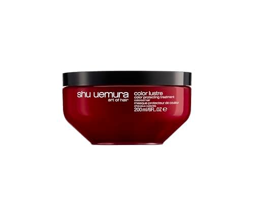 Image of Shu Uemura, Brilliant Glaze Hair Mask Color Lustre, Colour-Treated Hair, Enriched with Rose Oil and Goji Berry Extract, to Preserve Shine and Colour, 200 ml