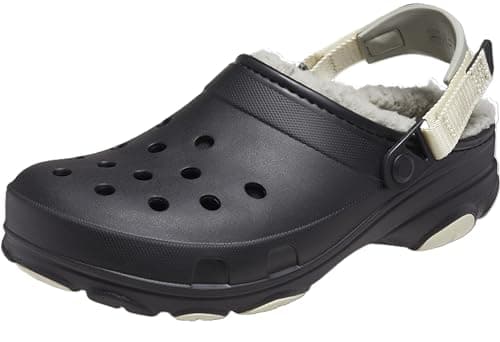 Image of Crocs All-Terrain Lined Clog Black Size 8 UK Men/ 9 UK Women
