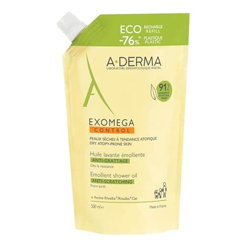 Image of A-DERMA Exomega Control Shower Oil Refill Pack 500 ml Shower Gel