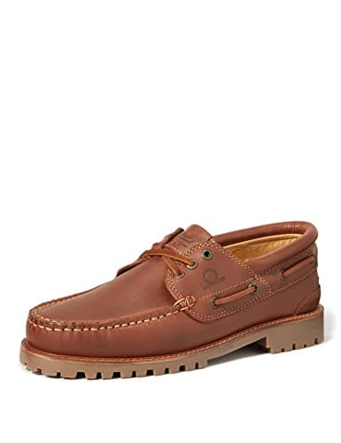 Image of Sperrin Winter Boat Shoes-9-Dark Tan