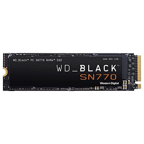 Image of WD_BLACK SN770 1TB NVMe M.2 SSD, M.2 2280 NVMe SSD, Gaming Solid State drive, PCIe Gen4, High Performance Gaming drive, Read speeds up to 5150 MB/s