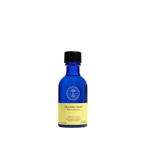 Image of Neal's Yard Remedies | Baby Massage Oil | Vegan | Organic Lavender and Rose Otto | Soothing & Bonding Massage | Easy on Infant's Soft Delicate Skin |50 ml