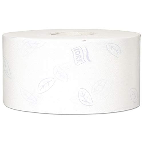 Image of New & Sealed Tork Premium Toilet Roll Mini Jumbo Embossed 2-ply White Ref 110254 Pack 12 127646