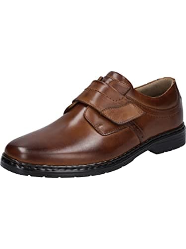 Image of Josef Seibel Men Low Shoes with Hook-and-Loop Alastair 16, Men´s Low Shoes,Width K (Extra Wide),Removable Insole,Casual Shoe,Brown (Cognac),41 EU / 7 UK