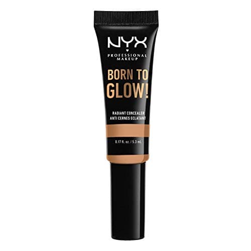 Image of NYX Professional Makeup Born to Glow Radiant Concealer, Iridescent Finish, Reduces Under Eye Circles, Highlight and Contour, Vegan Formula, Shade: Neutral Buff