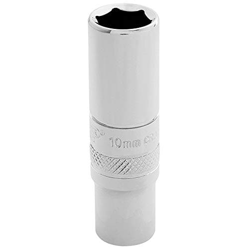 Image of Draper 32761 1/4 Inch Square Drive Hi-Torq 6 Point Metric Deep Socket, 10mm , Blue