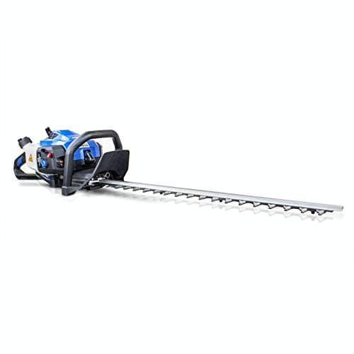 Image of Hyundai Petrol Hedge Trimmer/Pruner, 26cc 2-stroke Easy-Start, Lightweight and Anti-Vibration, 24” (60cm) Blade with 3 Yer Warranty