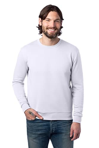 Image of Alternative Eco-Cozy Fleece Sweatshirt - White - XS