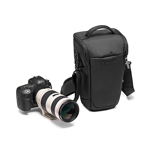 Image of Manfrotto Advanced Holster L III, Camera Case, DSLR Bag with Lens, Camera Bag with Tripod Mount and Rain Cover, Photography Accessories