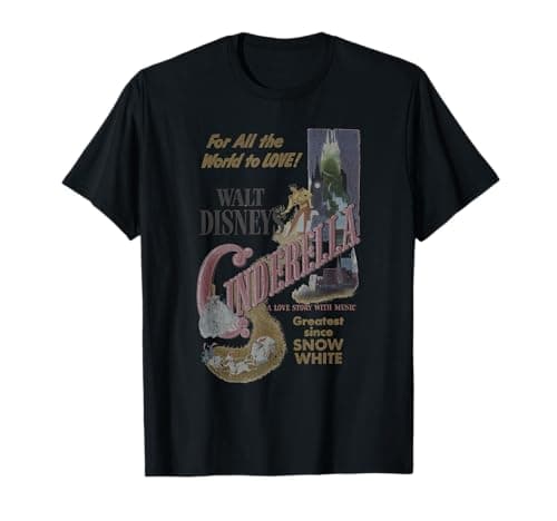 Image of Princess Cinderella Retro Poster T-Shirt