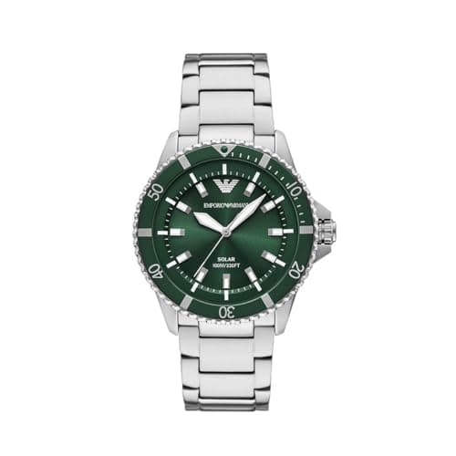 Image of Emporio Armani Men's 42MM Silver-Tone Stainless Steel Watch, AR11698