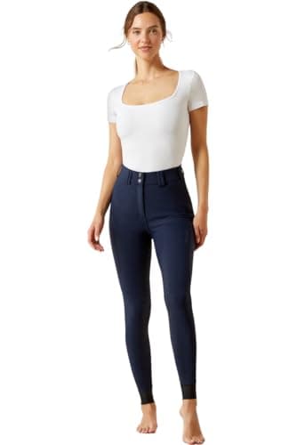 Image of ARIAT 2025 Womens Tri Factor Frost 2.0 Full Seat Breeches - Navy