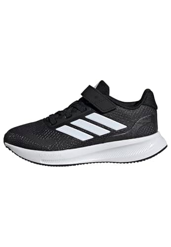 Image of adidas Unisex Kids RUNFALCON 5 Shoes Kids, Core Black/Cloud White/Cloud White, 2 UK