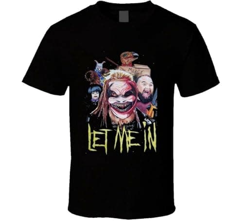 Image of LGHOCV Let Me in Wrestling Bray Fiend T Shirt for Mens Black T-Shirt