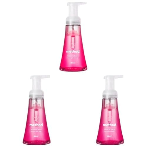 Image of Method Foaming Hand Wash, Hibiscus Berry, 300 ml (Pack of 3)