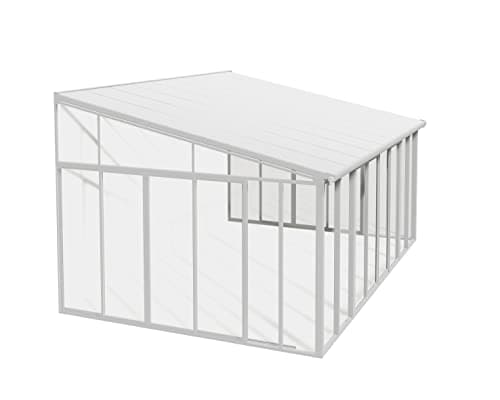 Image of Palram Sanremo 4X4.25 White Lean To Conservatory