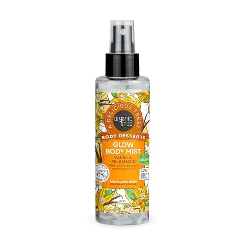 Image of Organic Shop Body Desserts Glow Body Mist Vanilla Milkshake, 200 ml