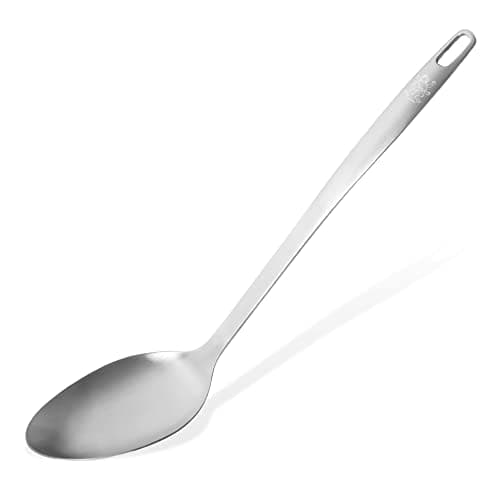 Image of Stanley Rogers Serving Spoon 31 cm, Shapely Design, Stainless Steel, Satin-Finished Surface (Colour: Silver)