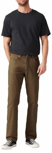 Image of Levi's 514 Straight Olive Night S Twll, Olive Night, 32 W/34 L