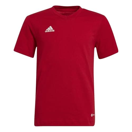 Image of adidas Unisex Kids Entrada 22 Tee, Team Power Red 2, 7-8 Years