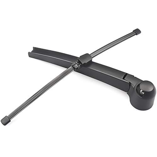 Image of Rear Wiper Arm Blade, Replacement for VW Golf MK 5 2003-2009 - ZOFFI Back Windscreen Wiper Assembly Replacement - All Season Natural Rubber Cleaning Window