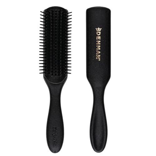 Image of Denman D3 Original Curl Definer & Styler – 7 Row Detangling Brush for Smooth, Defined Curls – Precision Styling Brush for Curly or Straight Hair