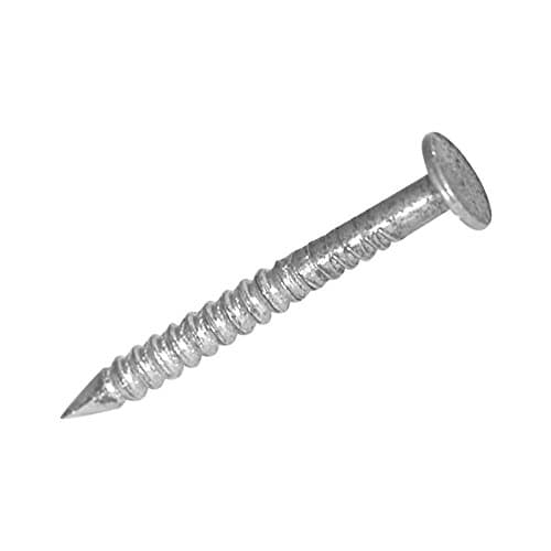 Image of Bright Annular Ring Shank Nails (Multi Sizes) (2.5kg Tub) Heat Formed for Extra Strength (3.35mm x 50mm)