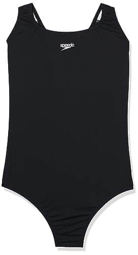 Image of Speedo Women's Plus Size Eco Endurance+ Medalist | Chlorine Resistance | Recycled Fabric Swimsuit, Black, 44