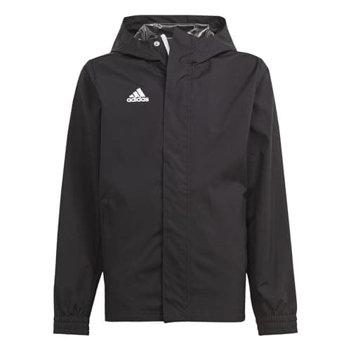 Image of adidas Unisex Kids Entrada 22 All-Weather Jacket, Black, 7-8 Years
