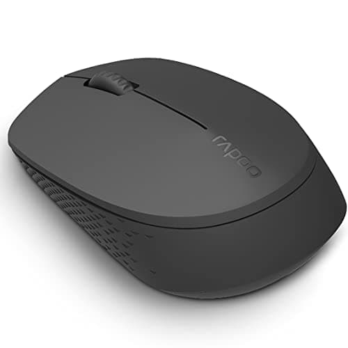 Image of Rapoo M100 Multi-mode Wireless Silent Optical Mouse - Dark Grey, compact