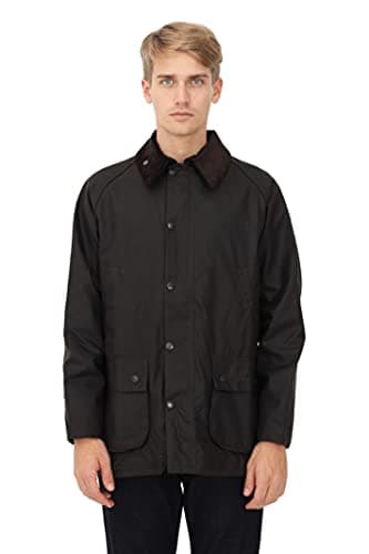 Image of Barbour Men's Classic Bedale Wax Jac Jacket, Green (Olive 000), L